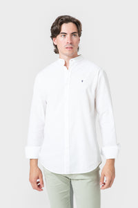 CAMISA FLAMÊ MÃO COM LINHO BRANCA