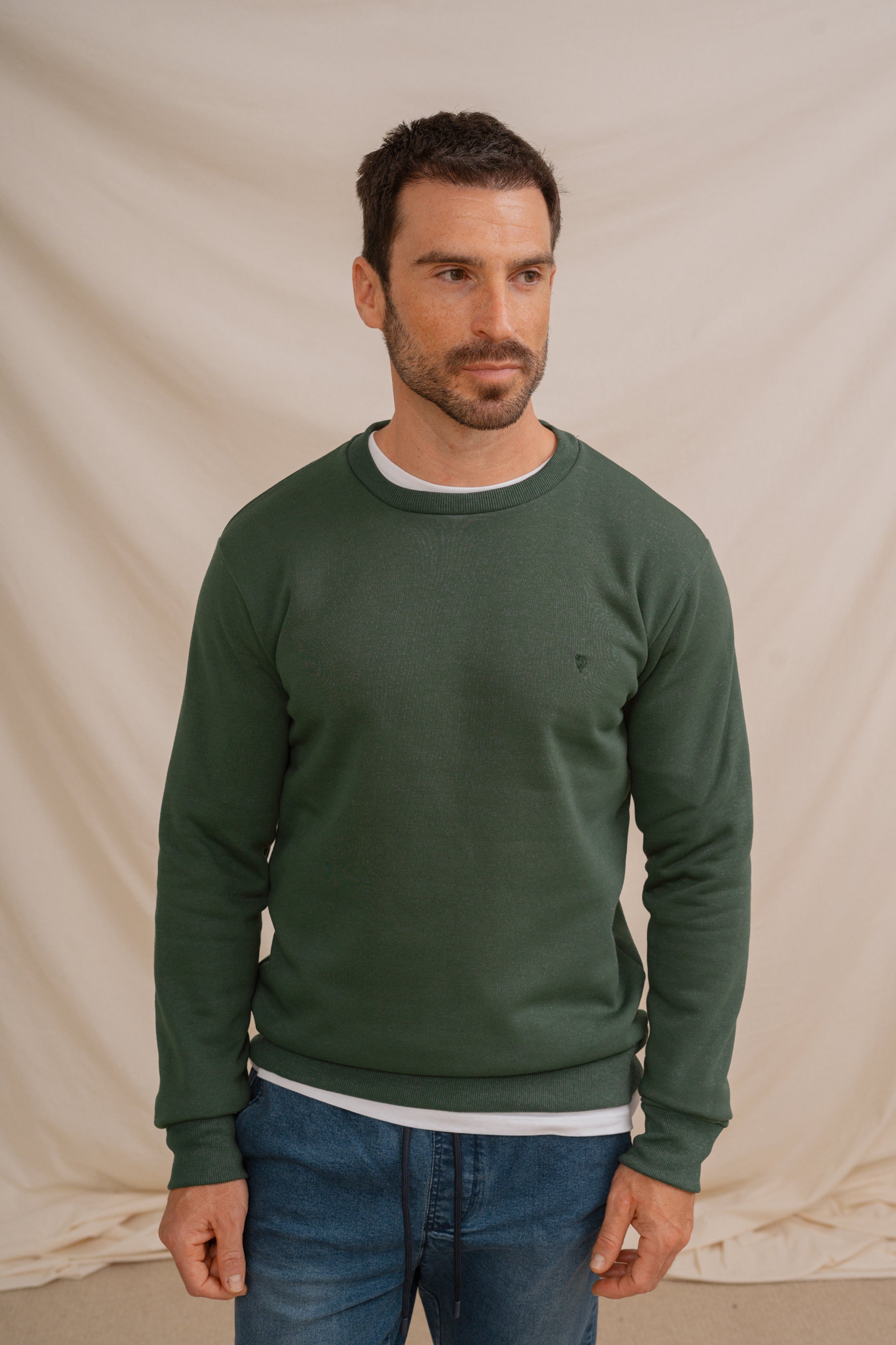 SUDADERA BÁSICA VERDE