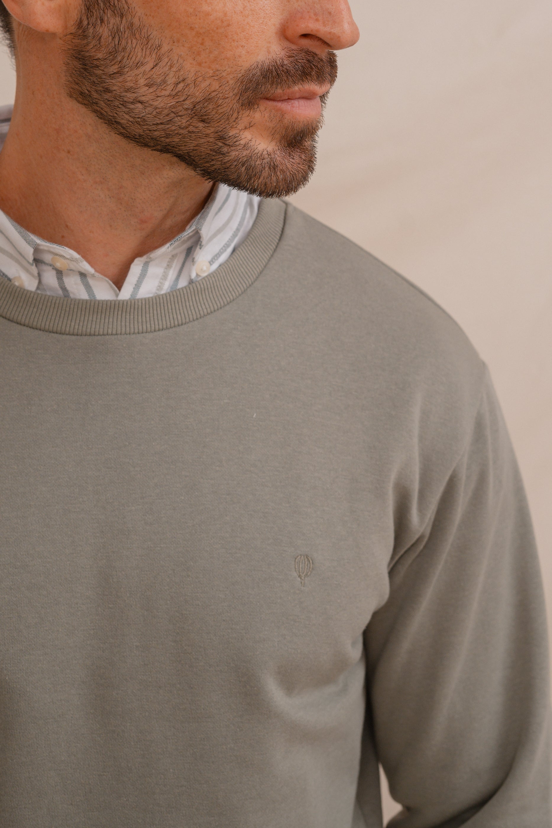 SUDADERA BÁSICA VERDE MANZANA