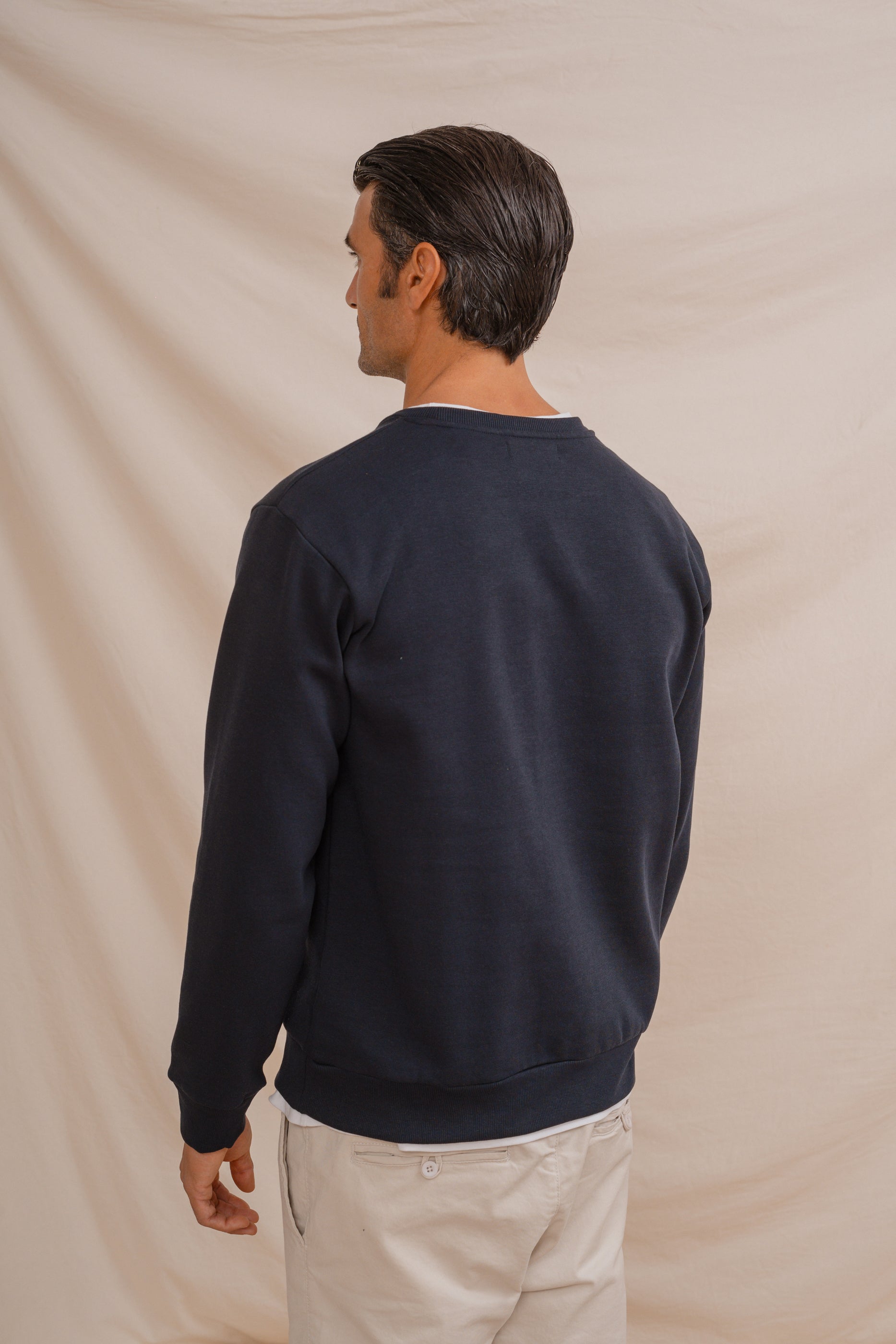 SUDADERA BÁSICA AZUL