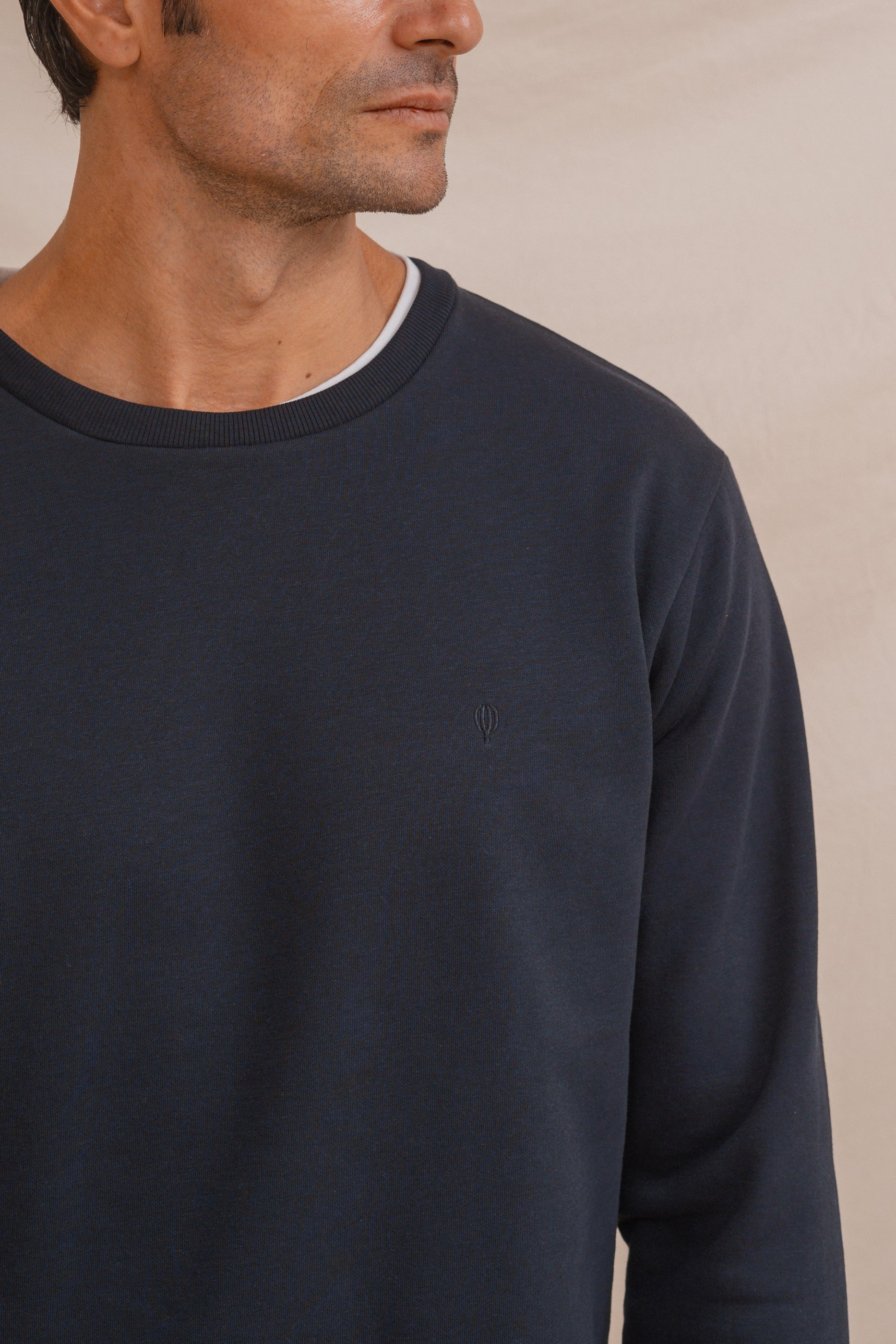 SUDADERA BÁSICA AZUL