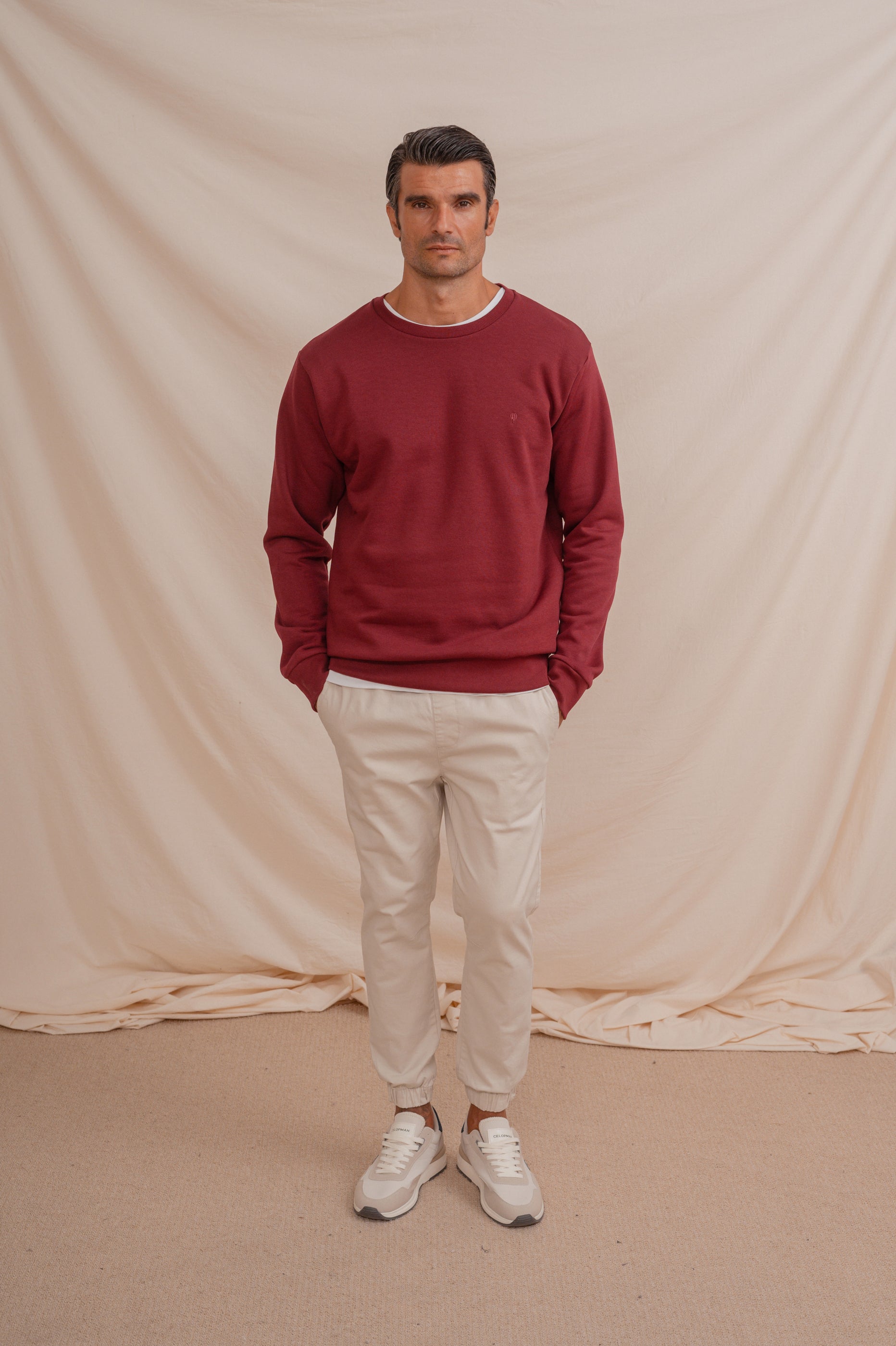 SUDADERA BÁSICA ROJA
