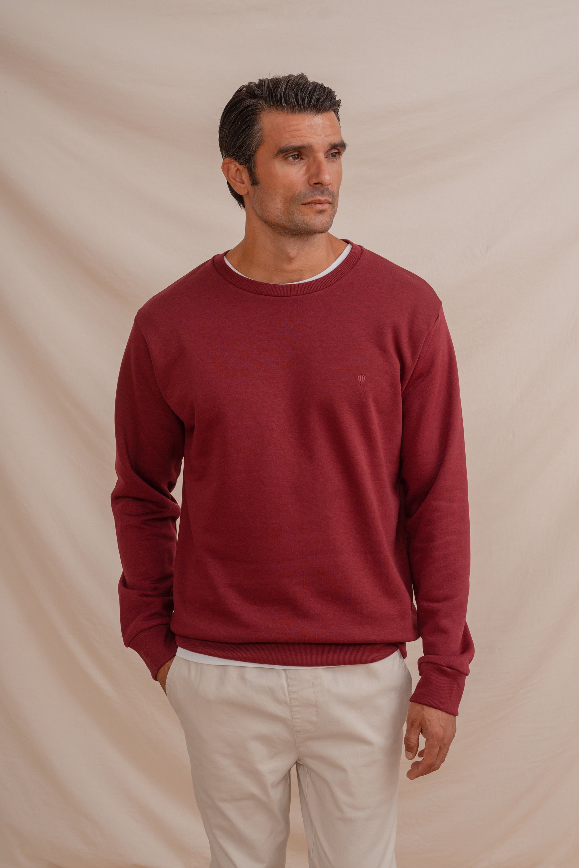 SUDADERA BÁSICA ROJA