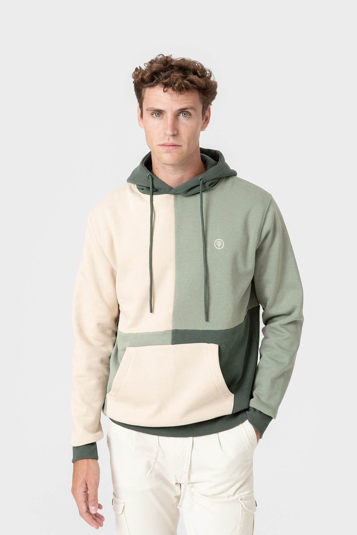 SUDADERA CANGURO ASIMÉTRICA
