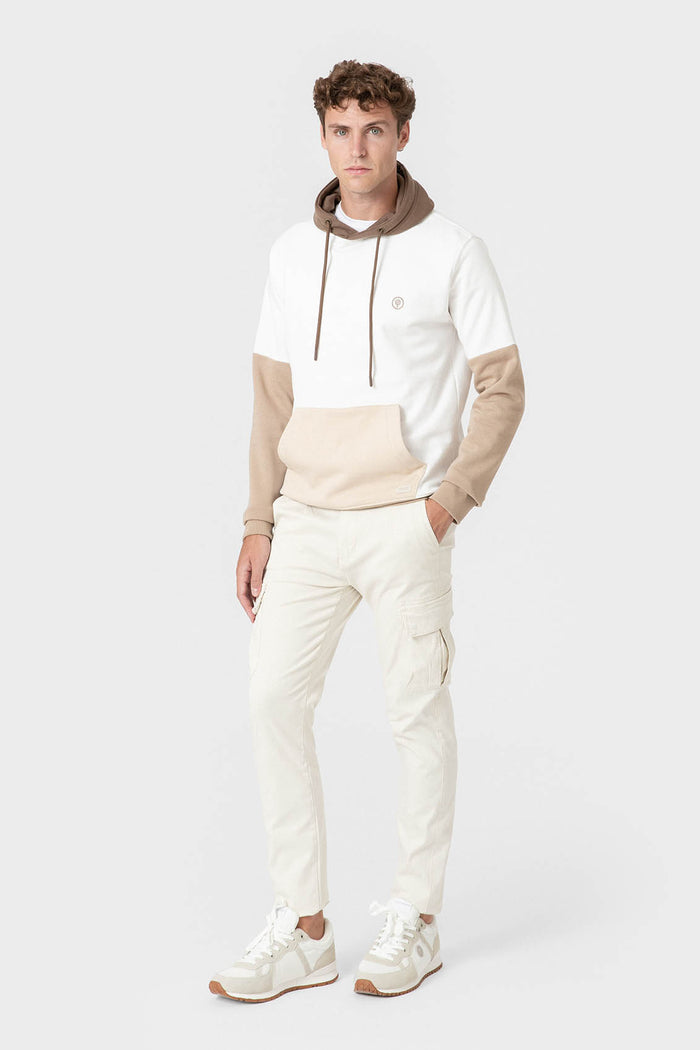 SUDADERA CANGURO ASIMÉTRICA