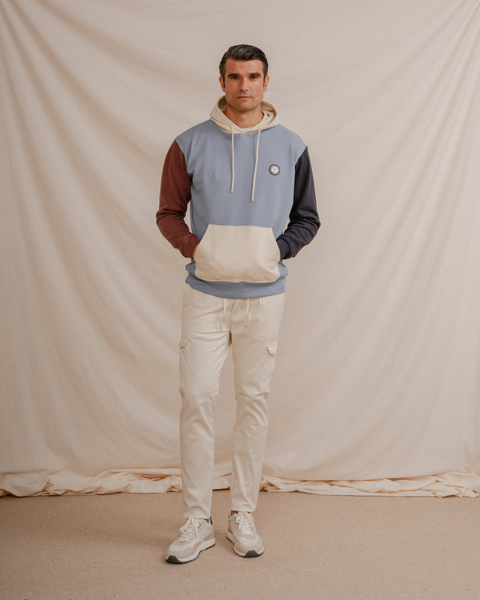 SUDADERA CANGURO ASIMÉTRICA