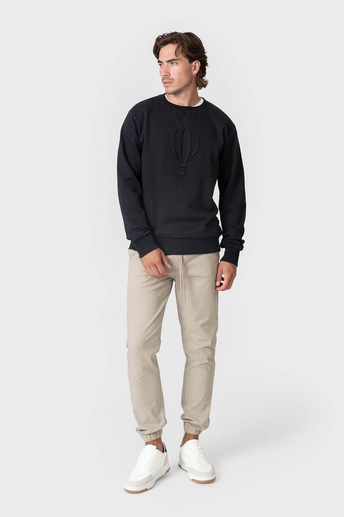 SUDADERA GLOBO MARINA