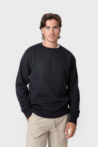 SUDADERA GLOBO MARINA