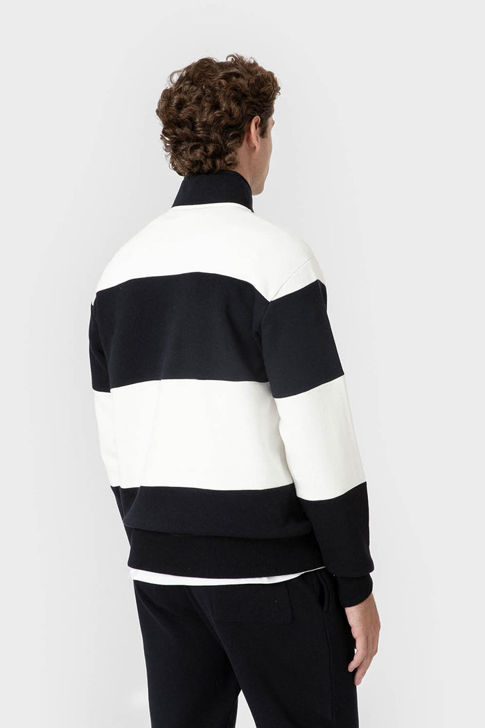 SUDADERA RAYAS MARINA