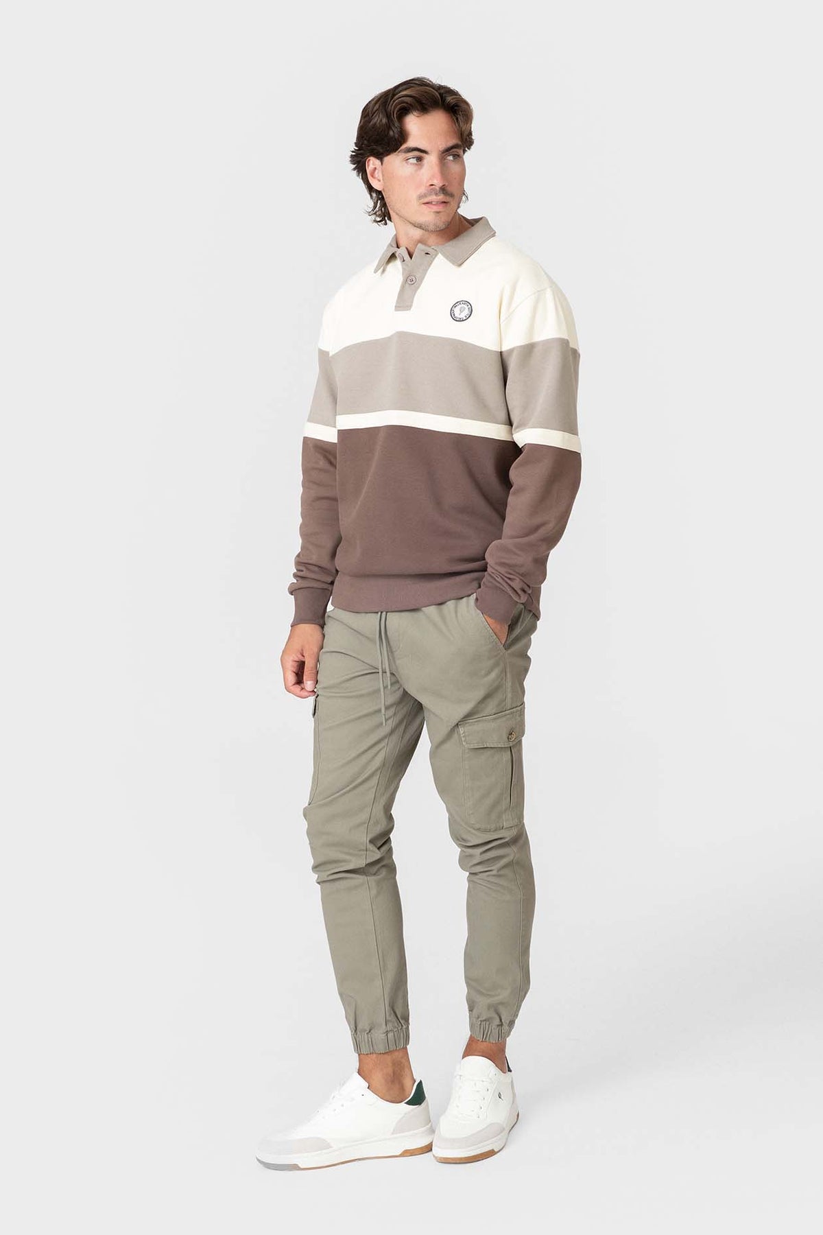 SUDADERA POLO COMBINADA