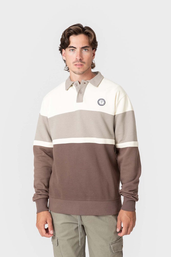 SUDADERA POLO COMBINADA