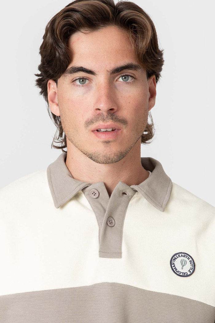 SUDADERA POLO COMBINADA