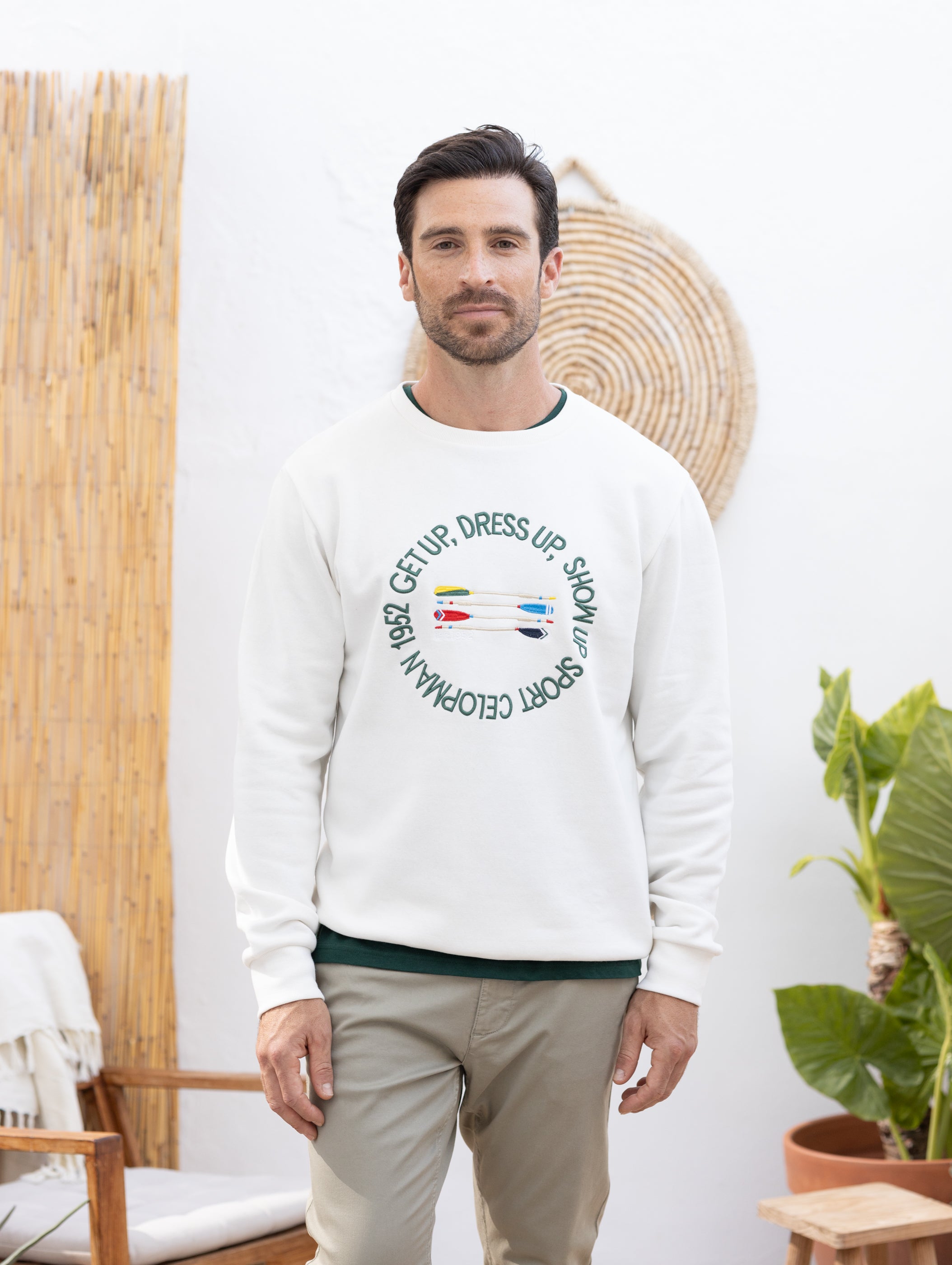 SUDADERA BORDADO REMOS