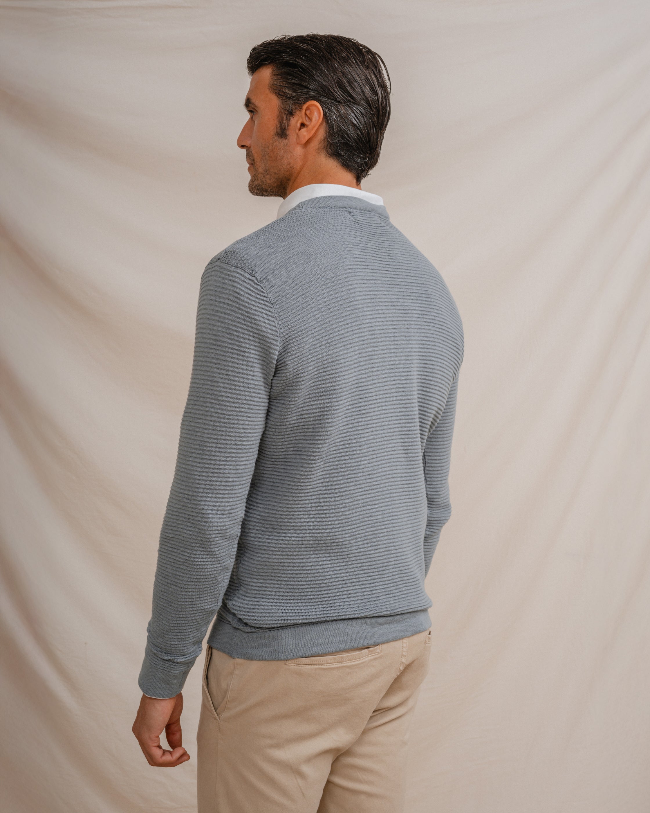 JERSEY BÁSICO OTTOMAN CELESTE