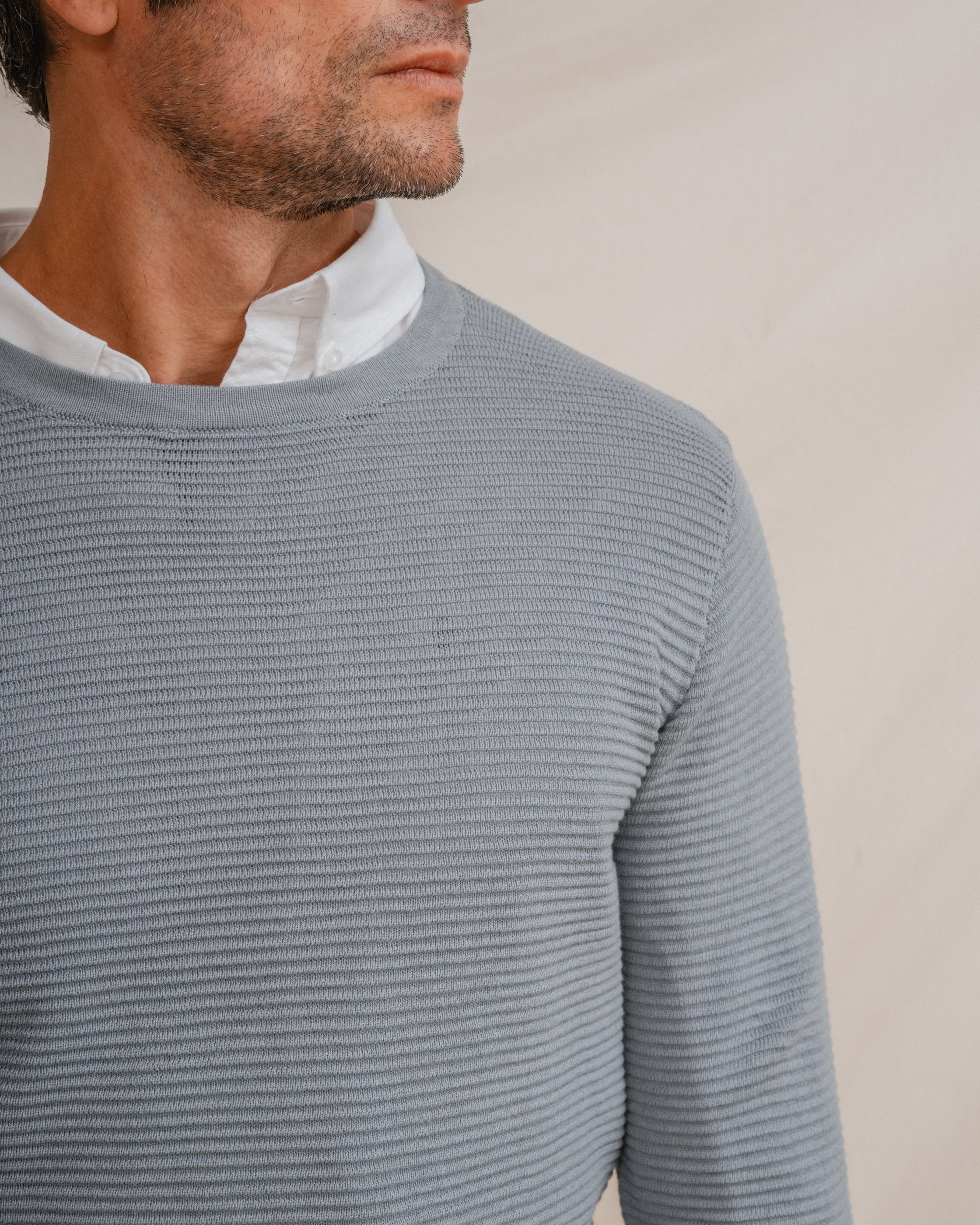 JERSEY BÁSICO OTTOMAN CELESTE