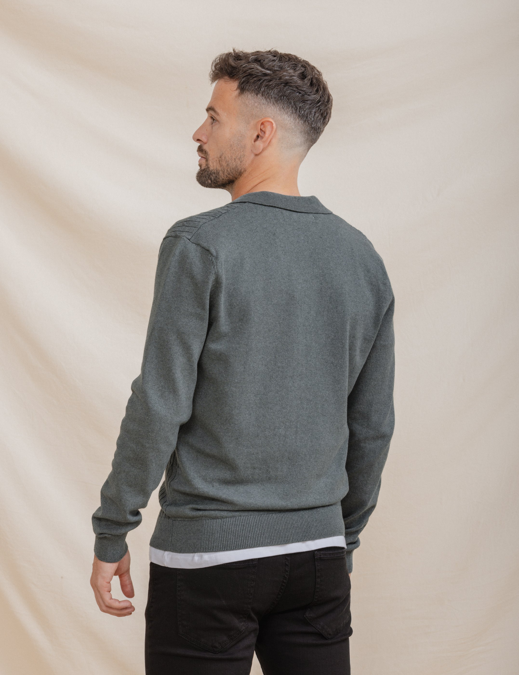 JERSEY POLO NUDOS VERDE