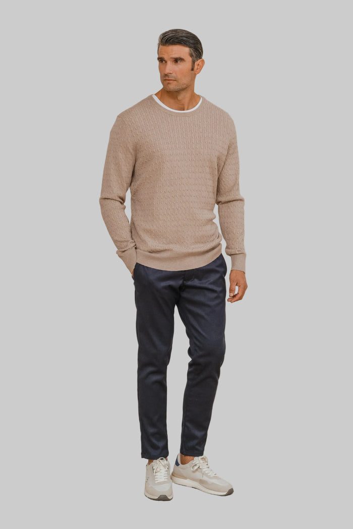 JERSEY NUDOS BEIGE