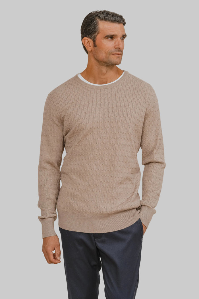 JERSEY NUDOS BEIGE