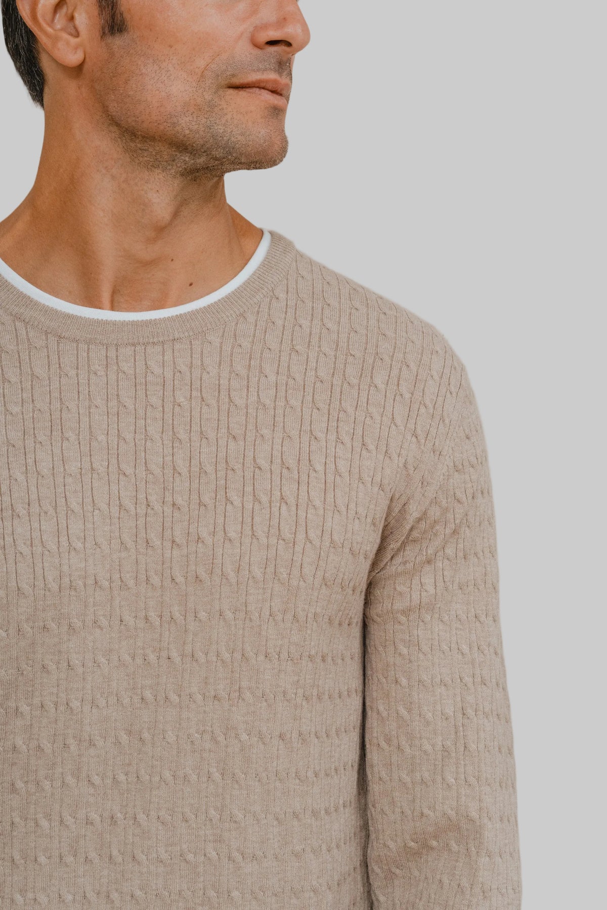 JERSEY NUDOS BEIGE