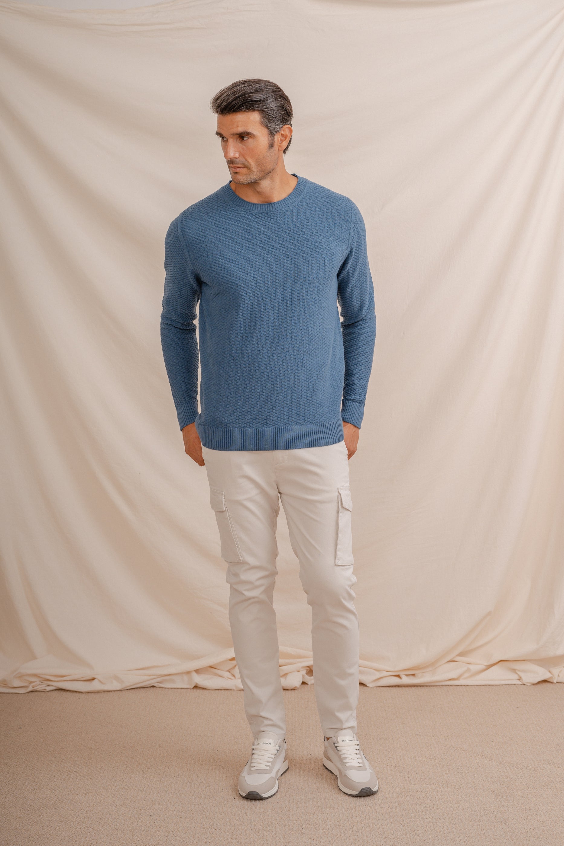 JERSEY ESTRUCTURA CELESTE