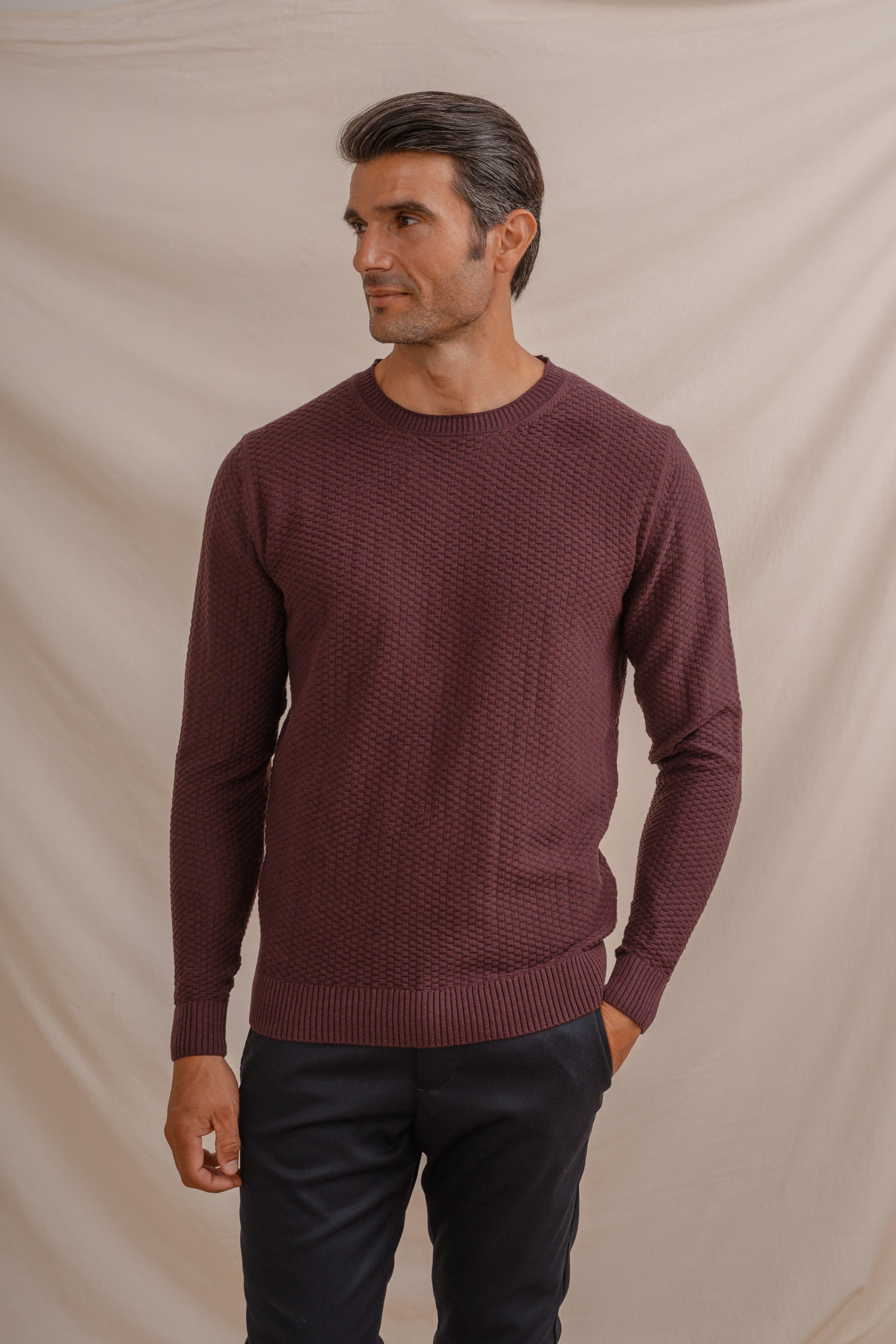 JERSEY ESTRUCTURA BURDEOS