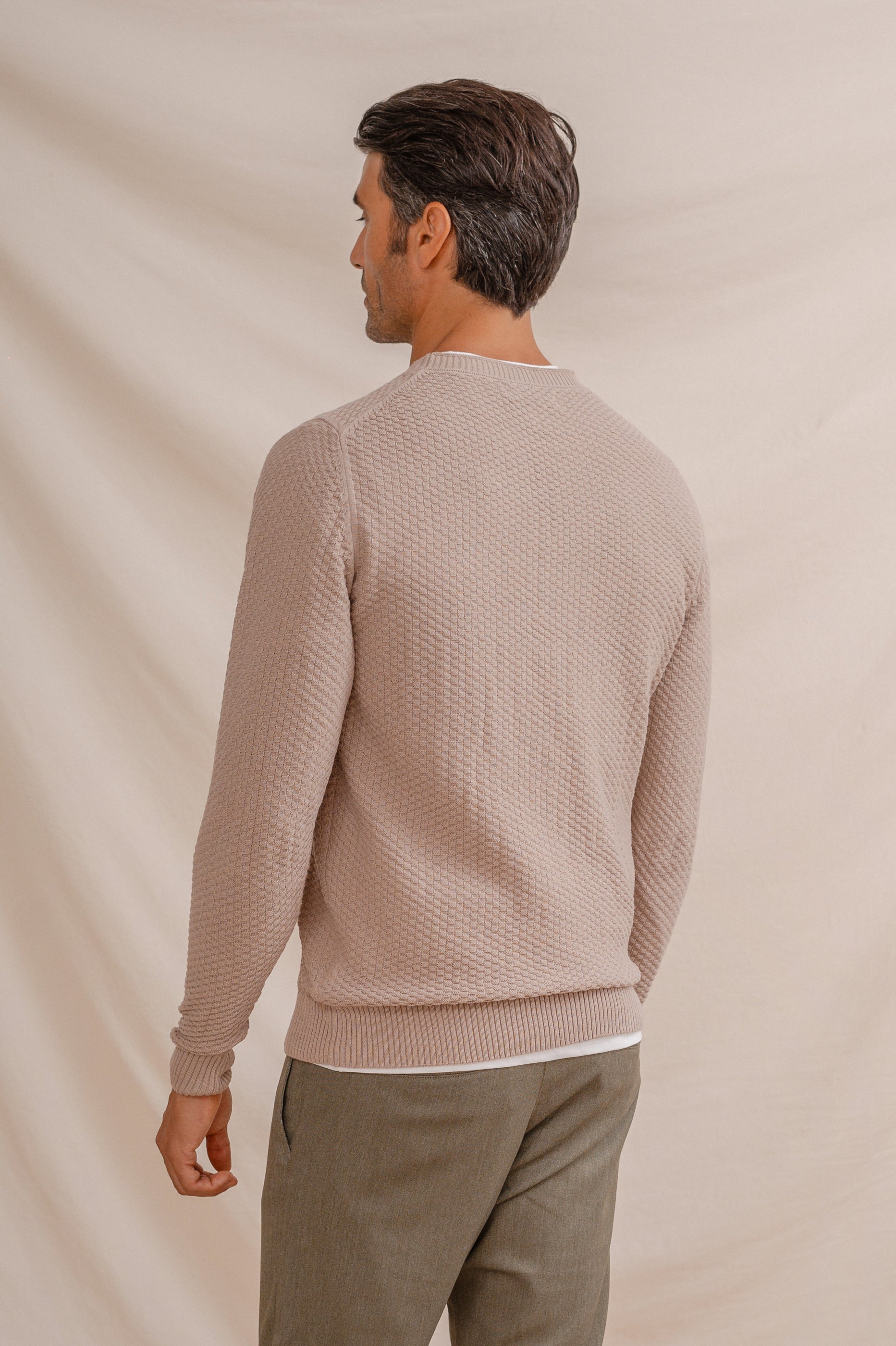 JERSEY ESTRUCTURA BEIGE