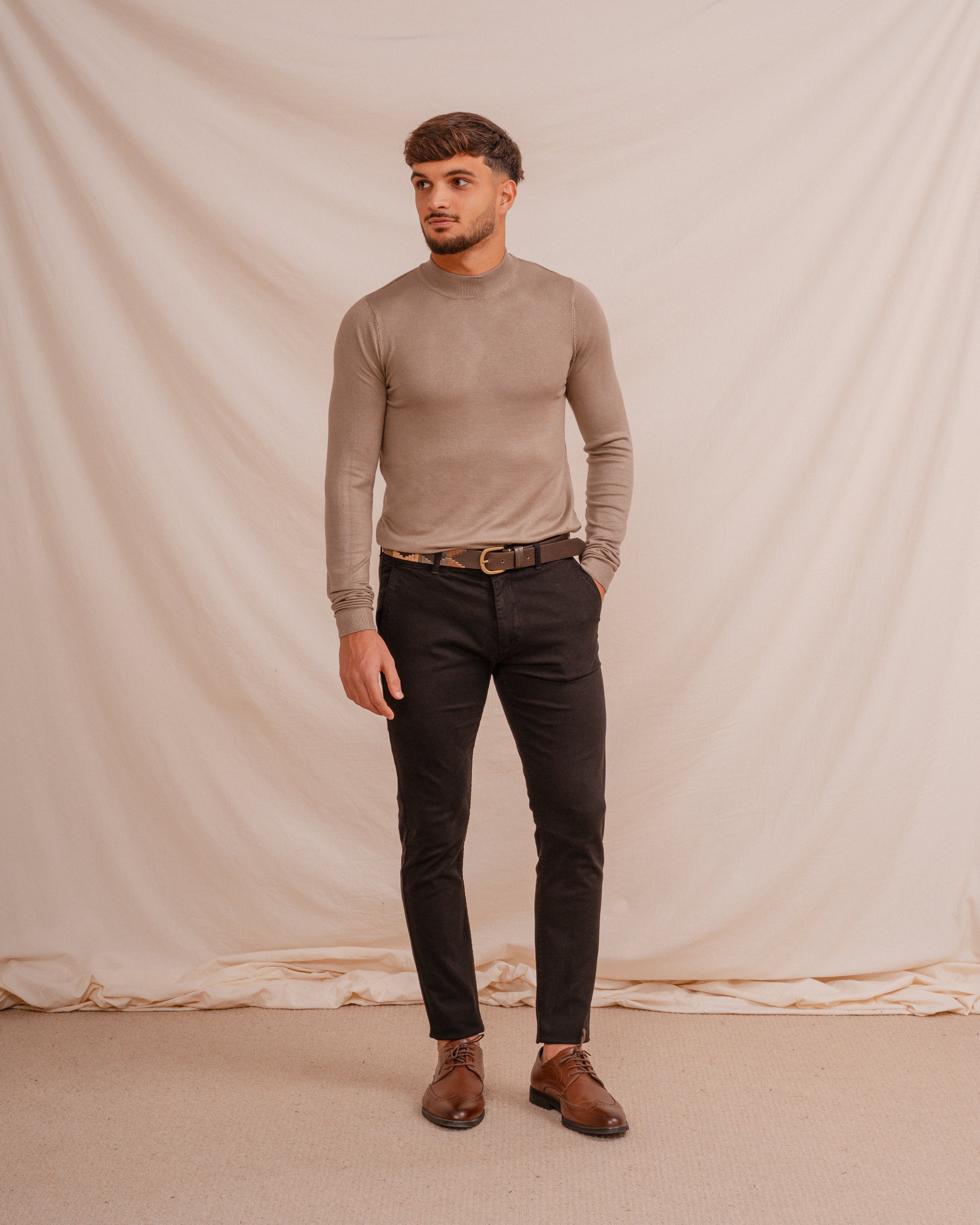 JERSEY CUELLO PERKINS BEIGE