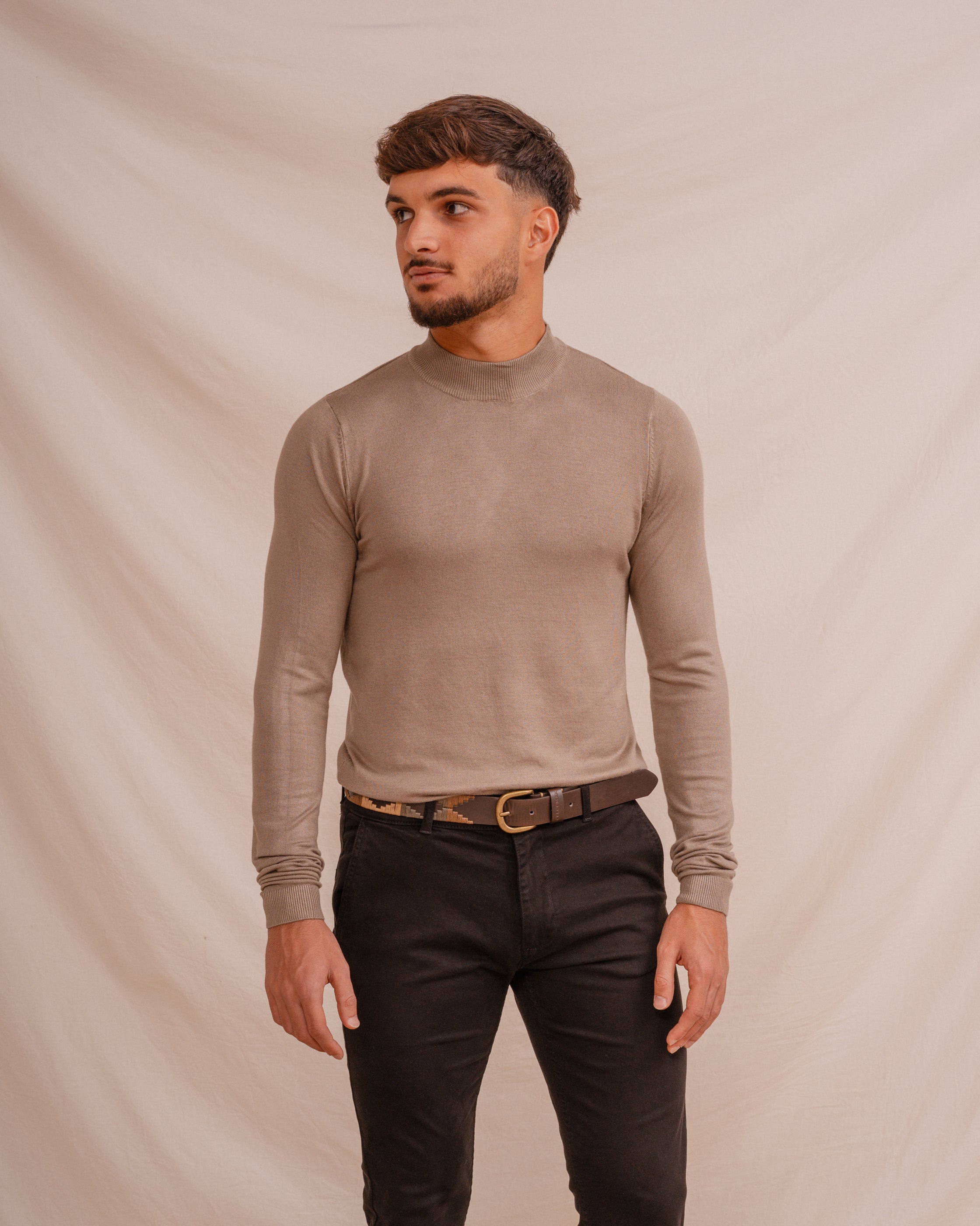 JERSEY CUELLO PERKINS BEIGE