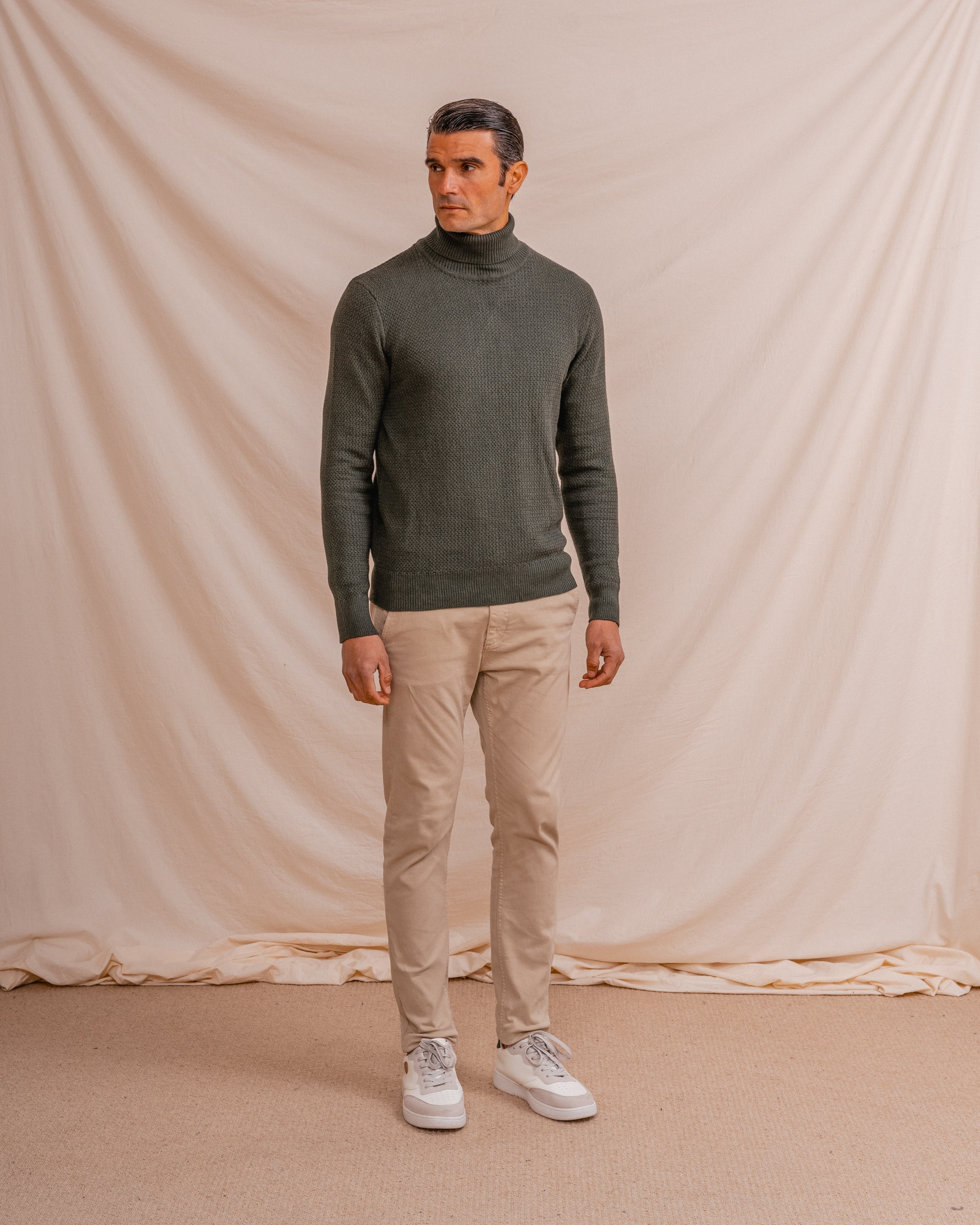 JERSEY CUELLO VUELTO TRICOT