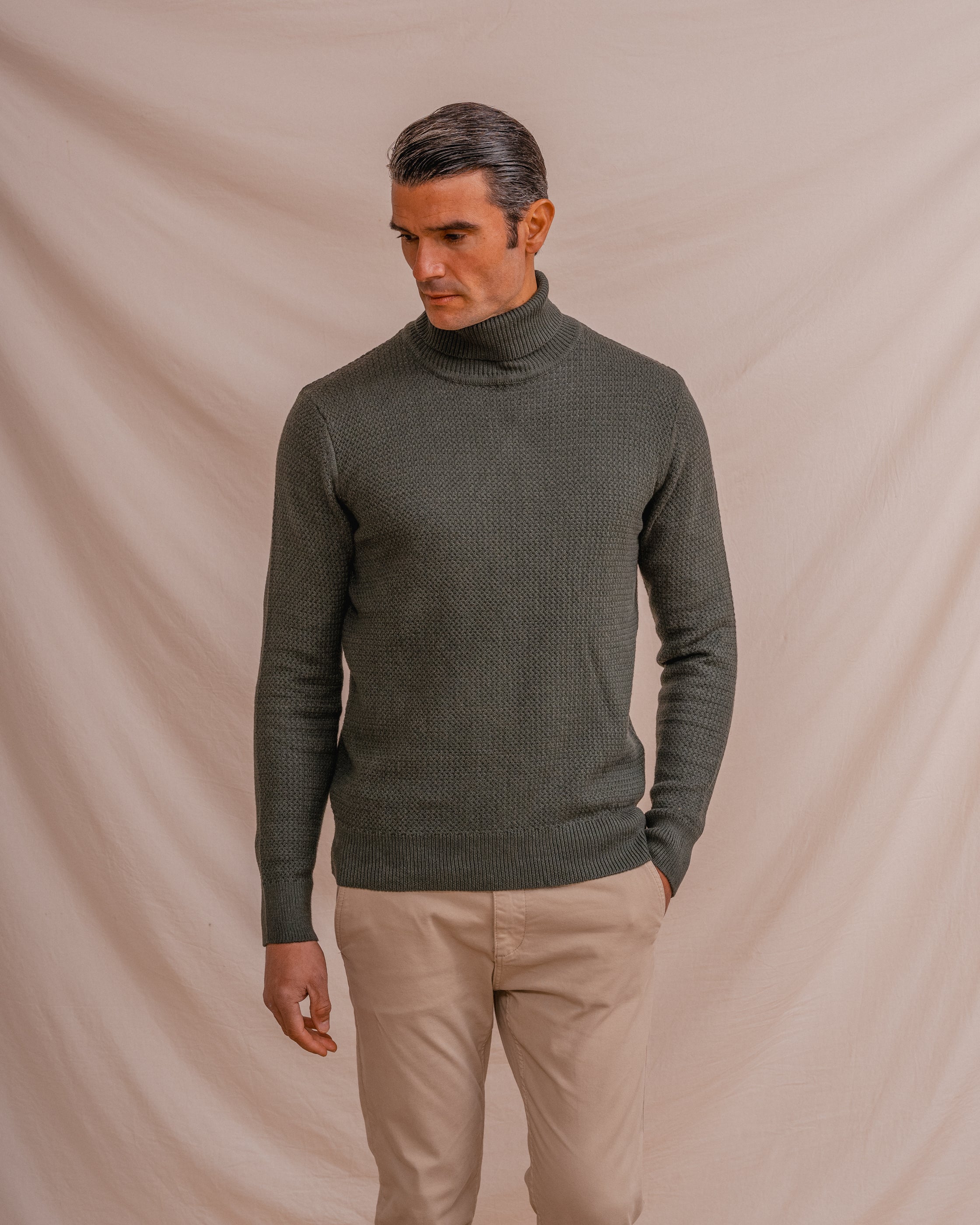 JERSEY CUELLO VUELTO TRICOT