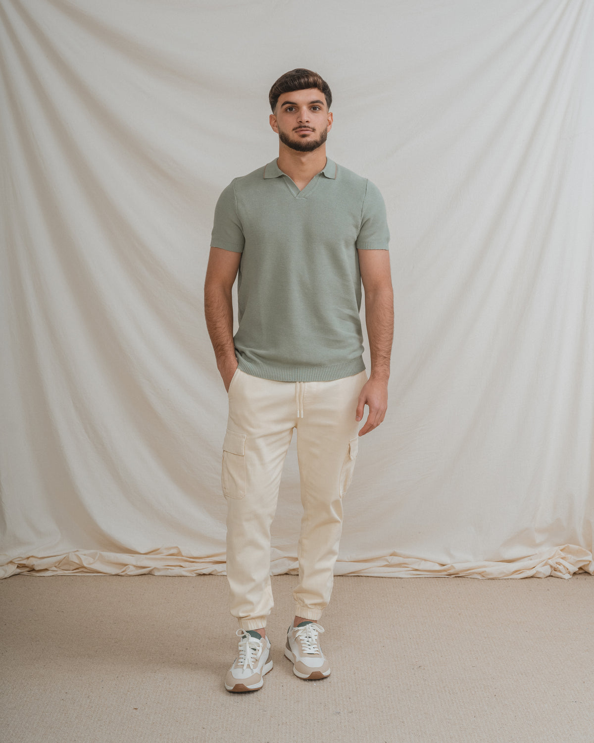 POLO DE ESTRUTURA VERDE