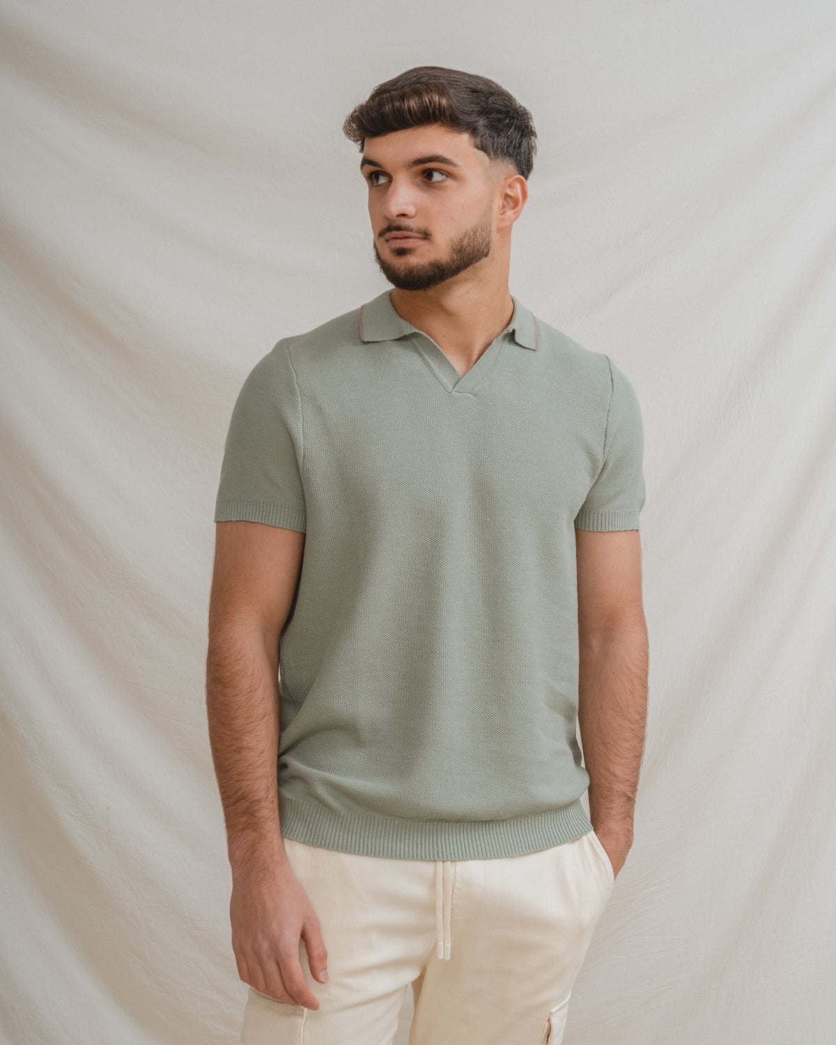 POLO DE ESTRUTURA VERDE