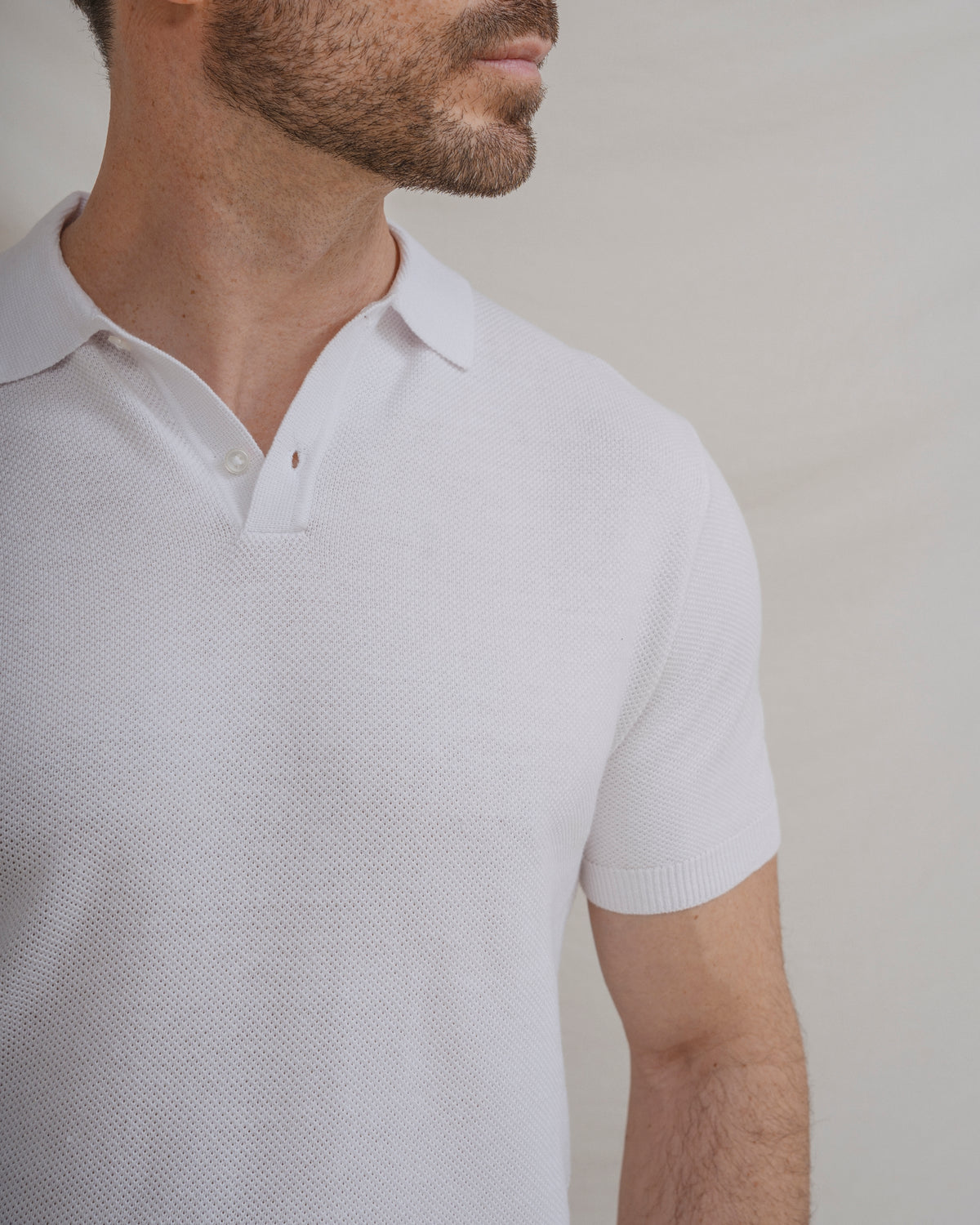 POLO PIQUÉ BRANCO