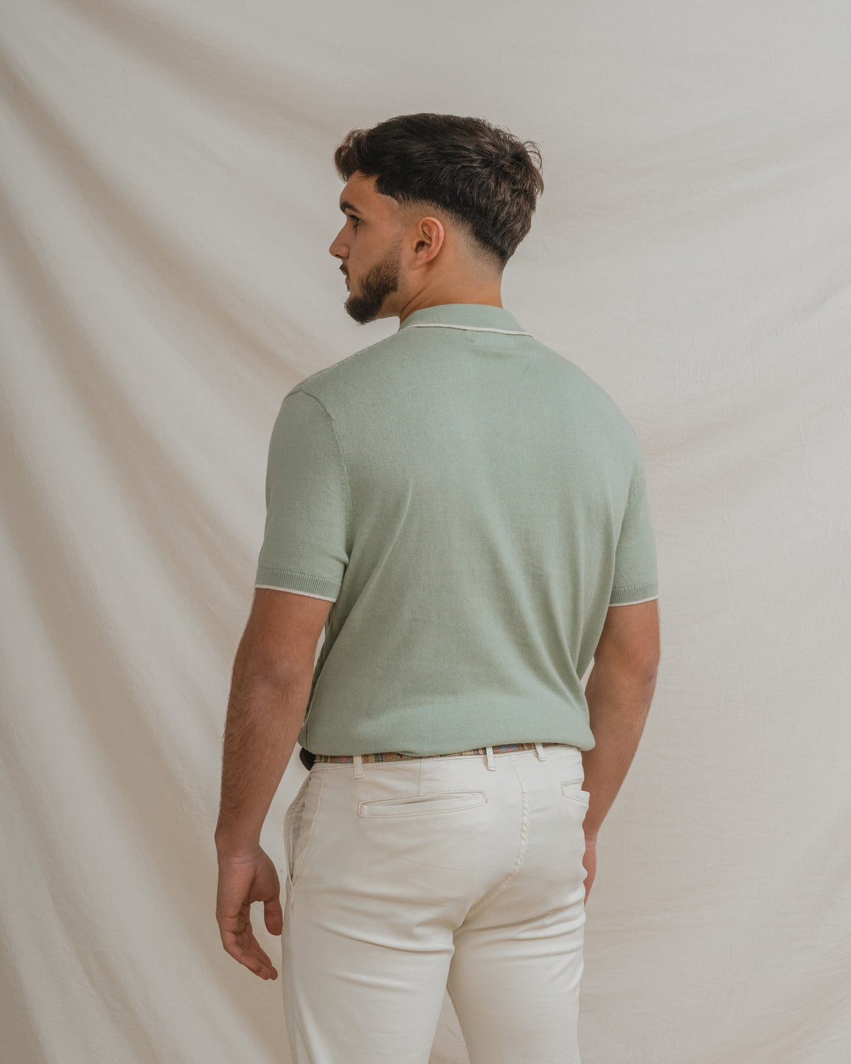 POLO MALHA NÓS VERDE