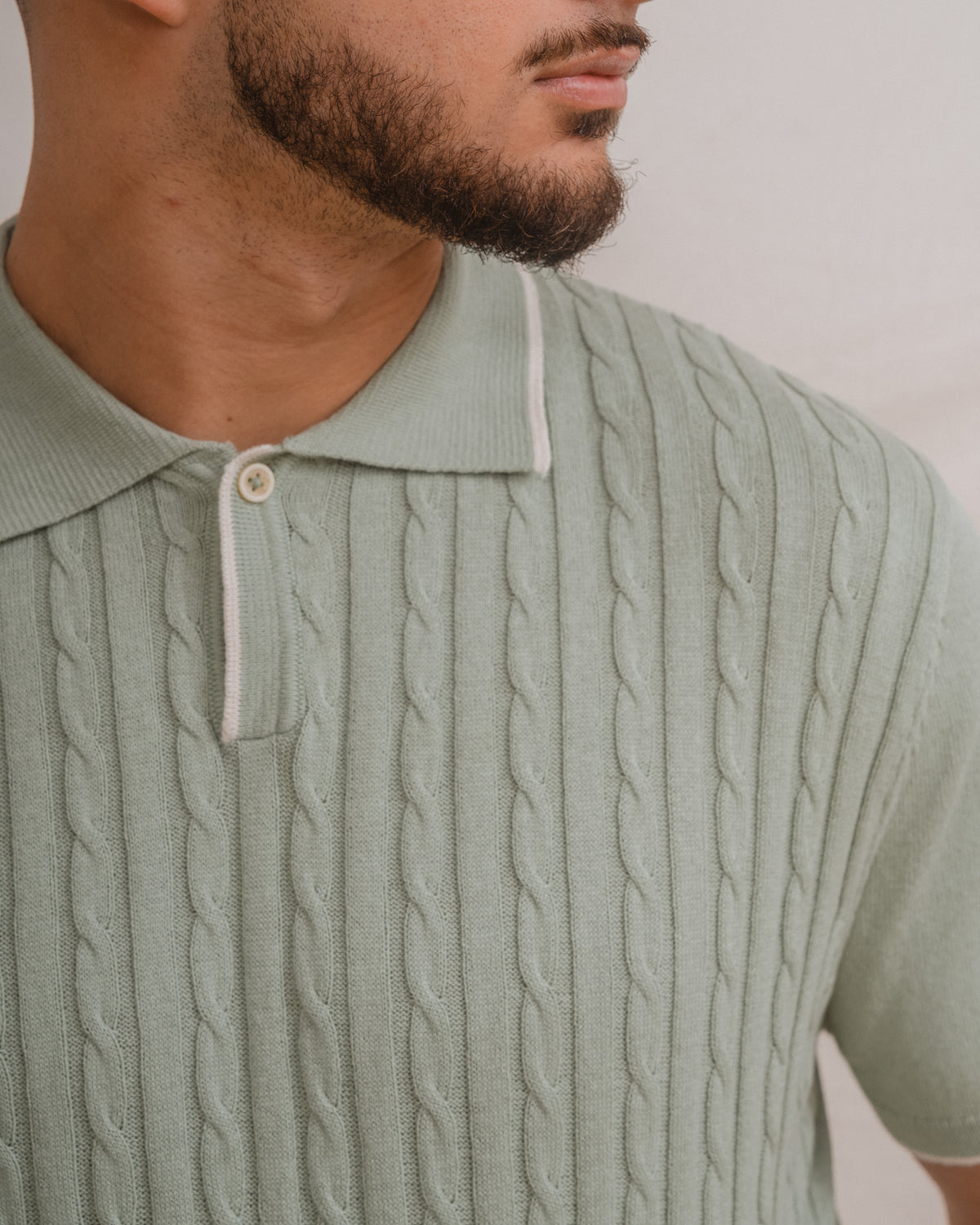 POLO MALHA NÓS VERDE