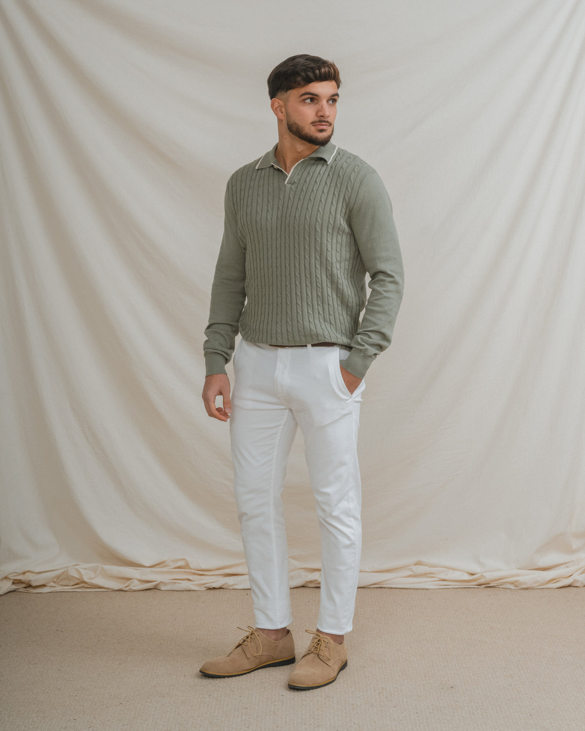 POLO TRICÔ VERDE