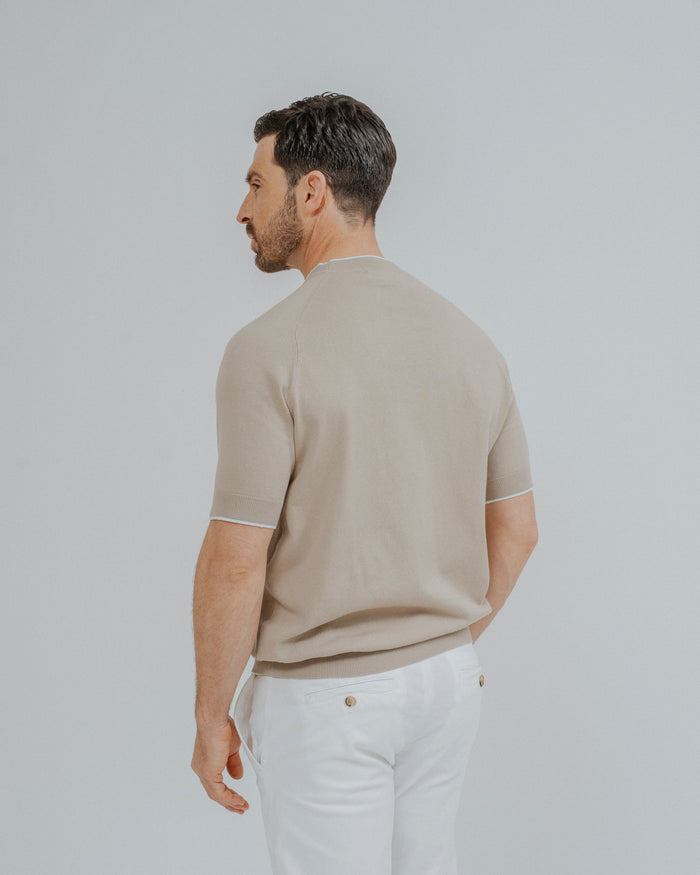 JERSEY CUELLO CAJA BEIGE