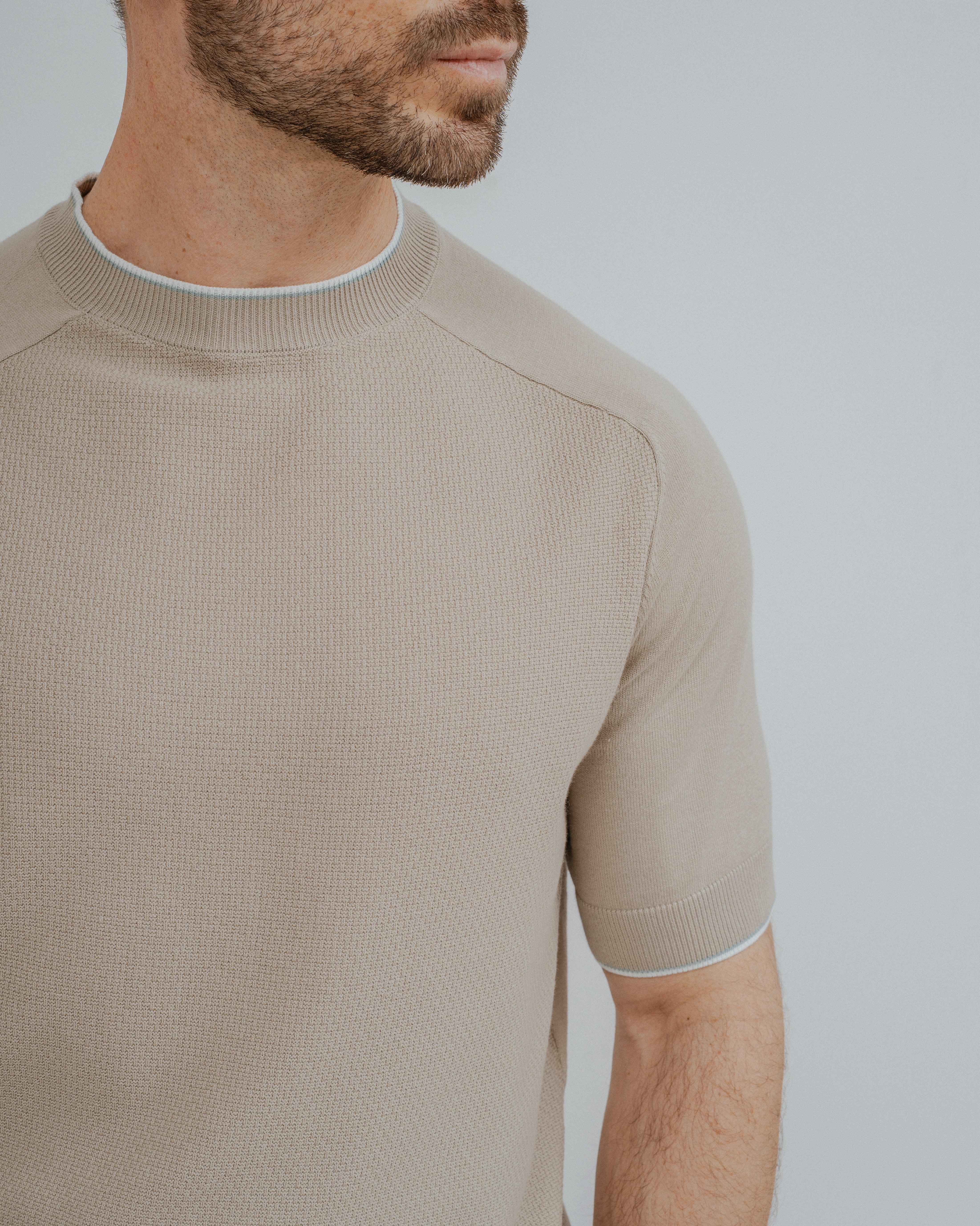 JERSEY CUELLO CAJA BEIGE