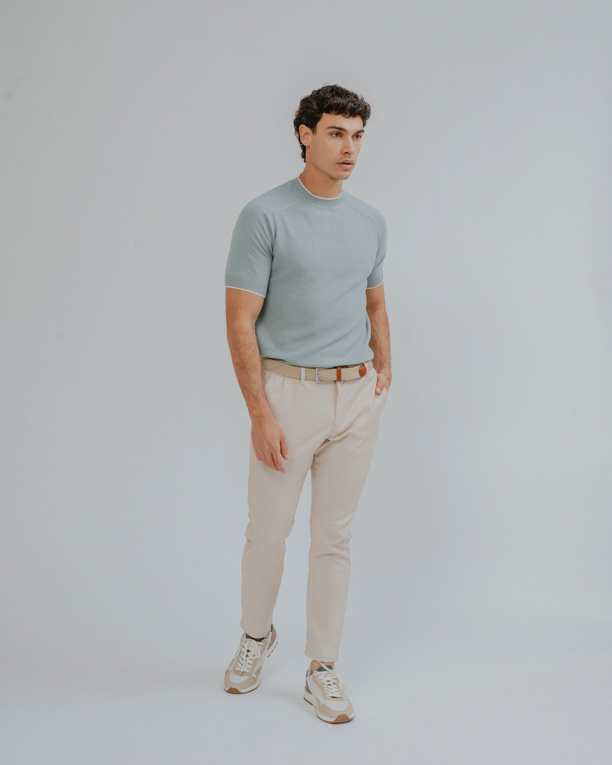 CAMISOLA GOLA REDONDA VERDE