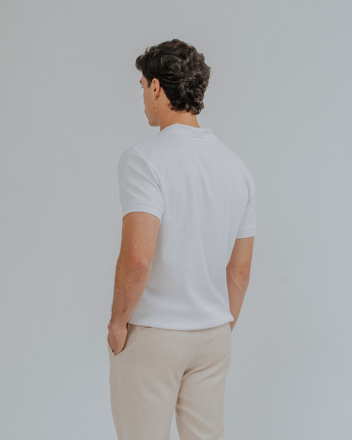 POLO CANALÉ BLANCO