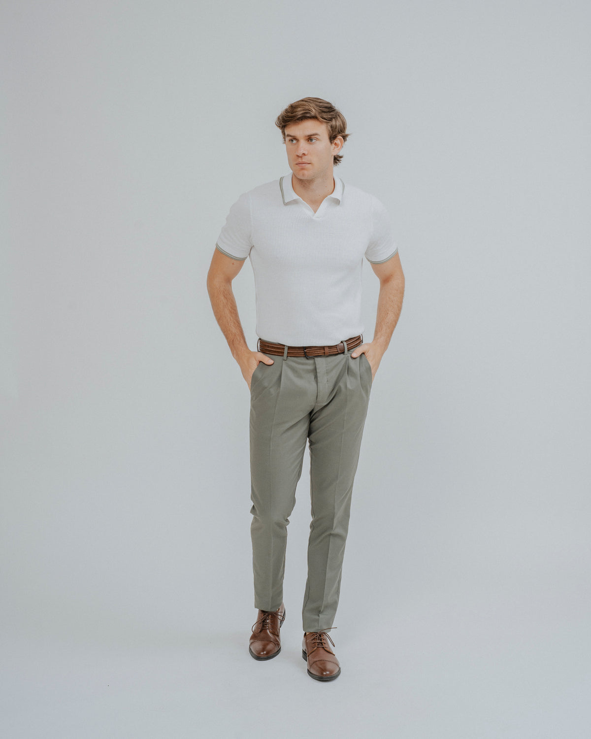 POLO TRICÔ LISTRADO XADREZ