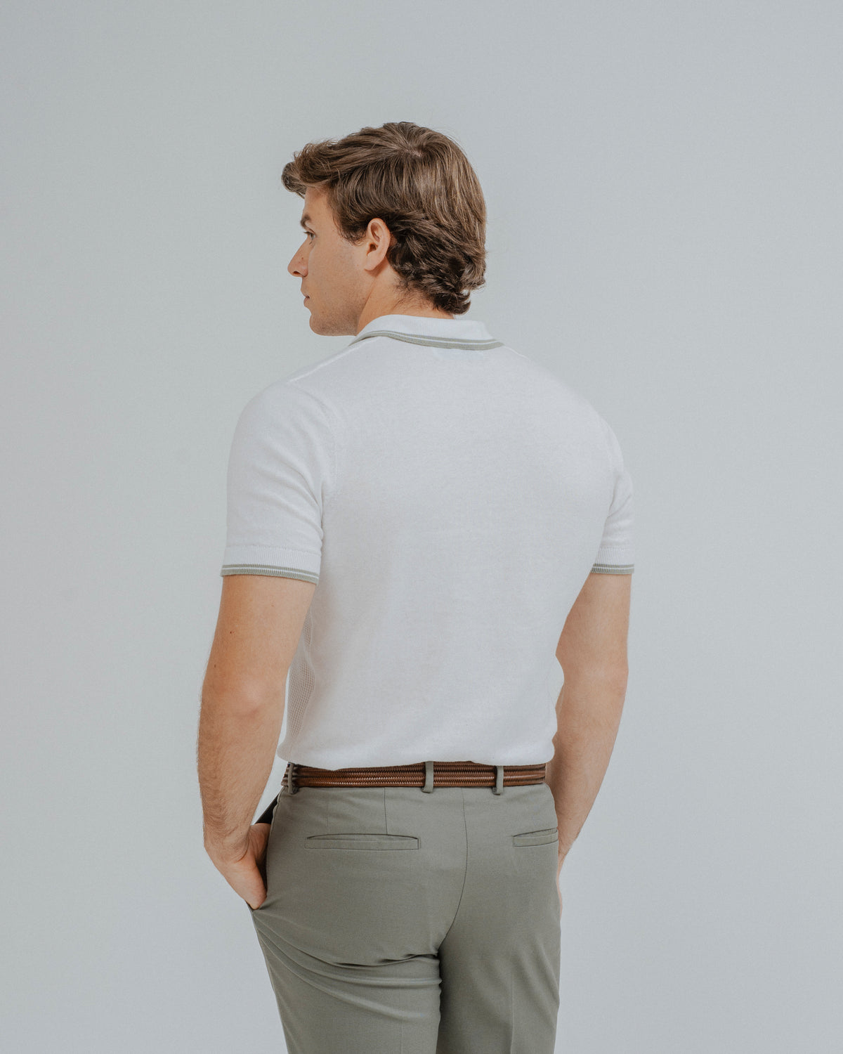POLO TRICÔ LISTRADO XADREZ