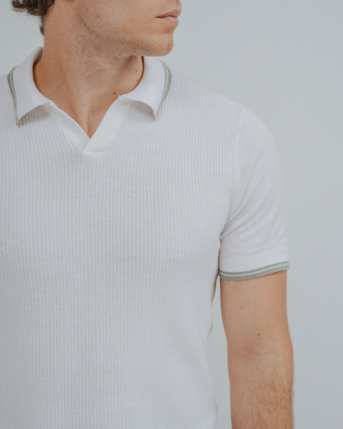POLO TRICÔ LISTRADO XADREZ