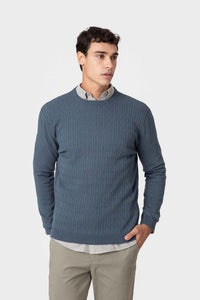 JERSEY NUDOS CELESTE