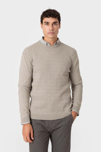 JERSEY NUDOS BEIGE