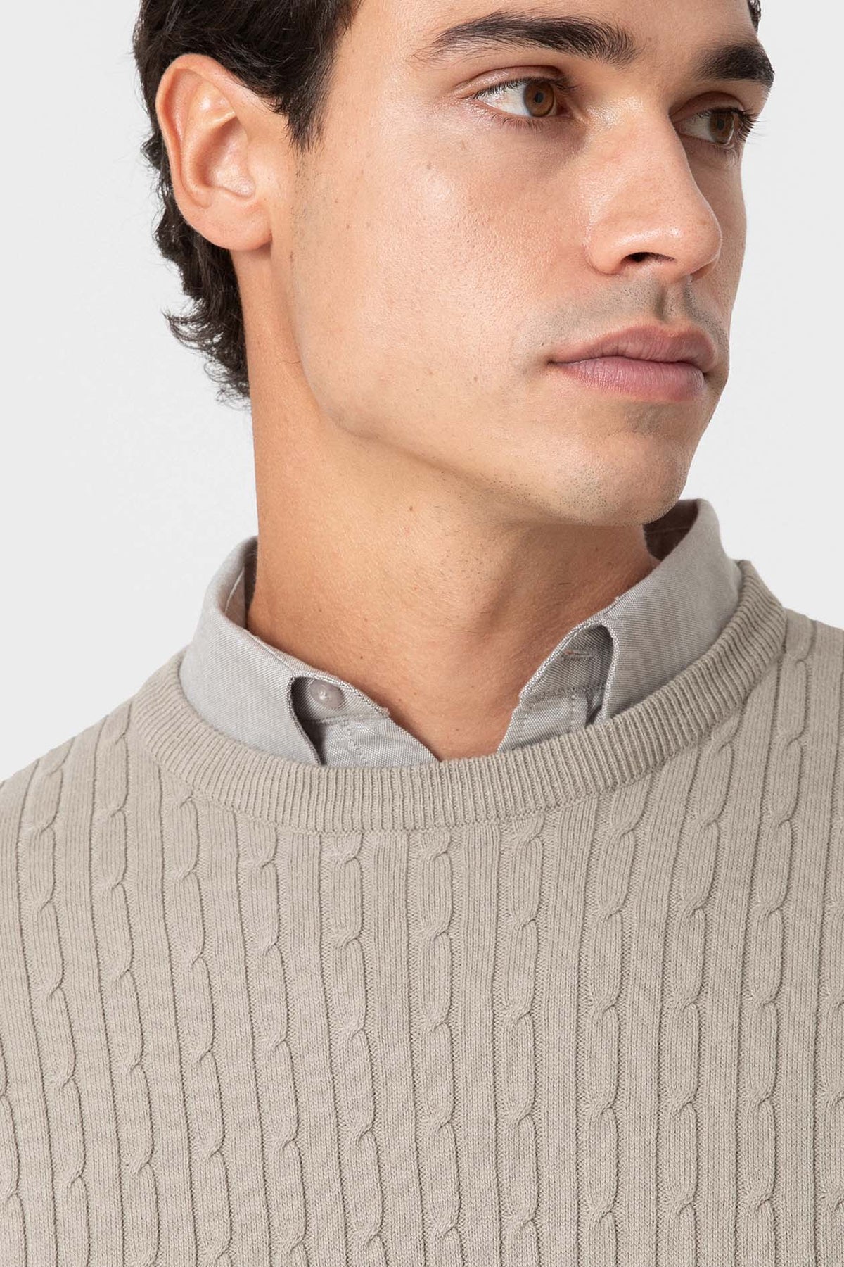JERSEY NUDOS BEIGE