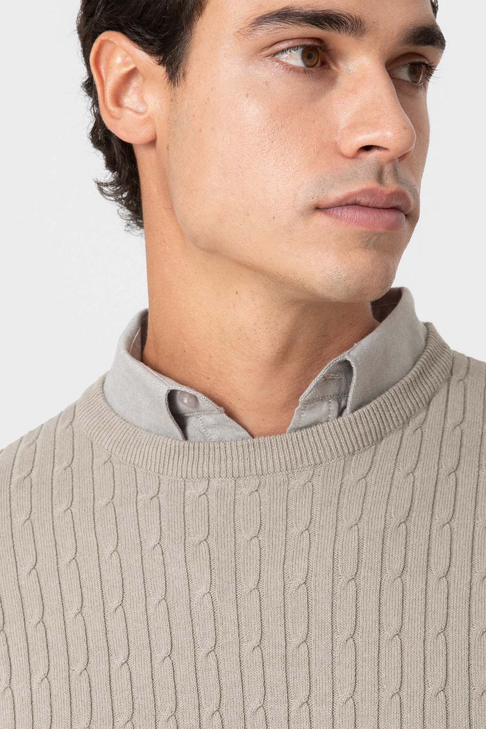 JERSEY NUDOS BEIGE