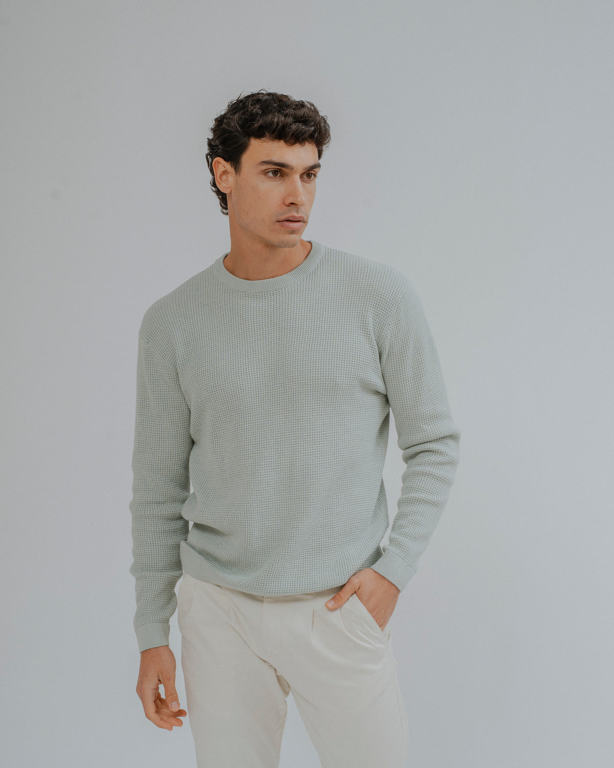 CAMISOLA COM ESTRUTURA XADREZ VERDE