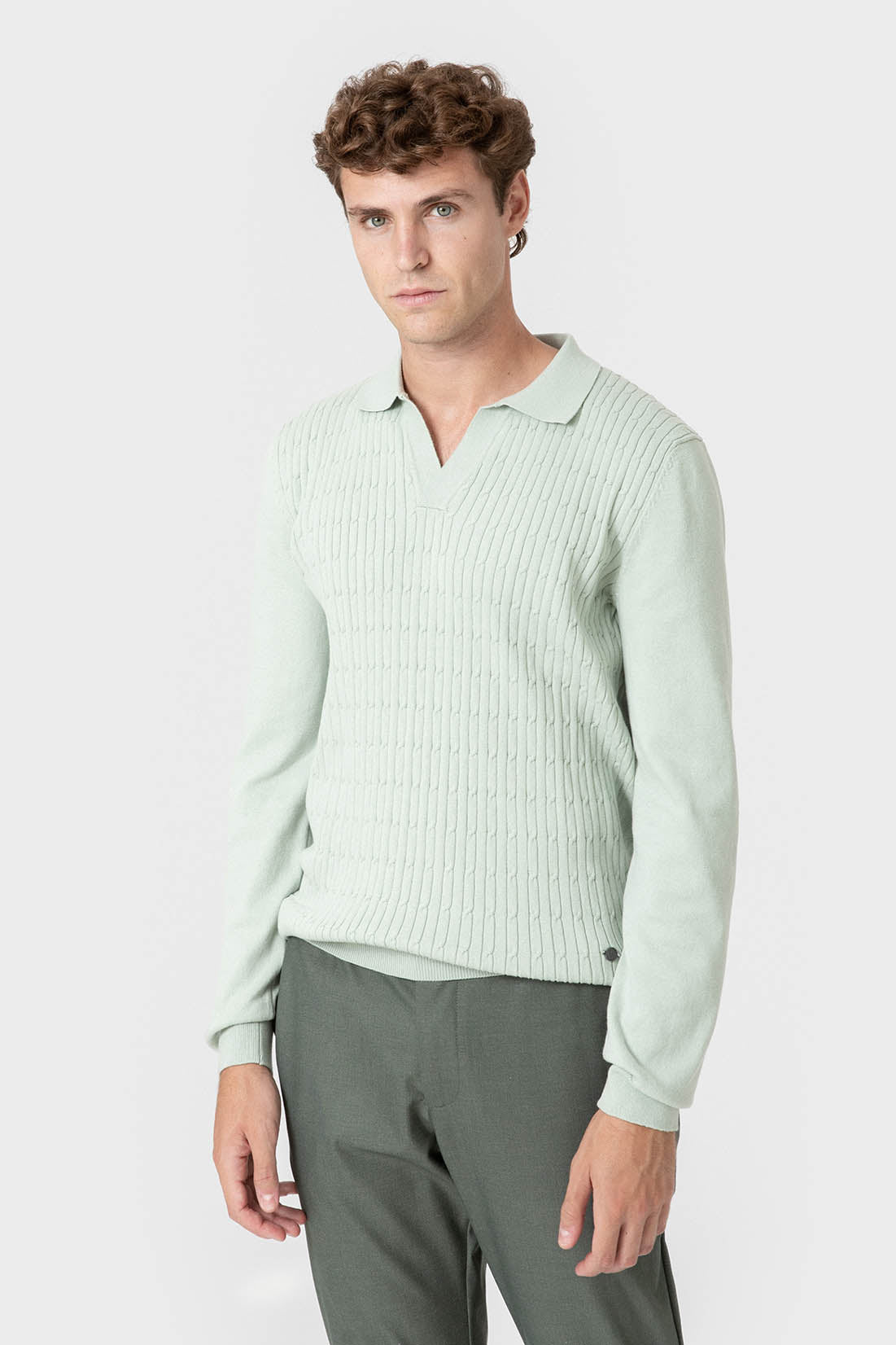 JERSEY POLO VERDE