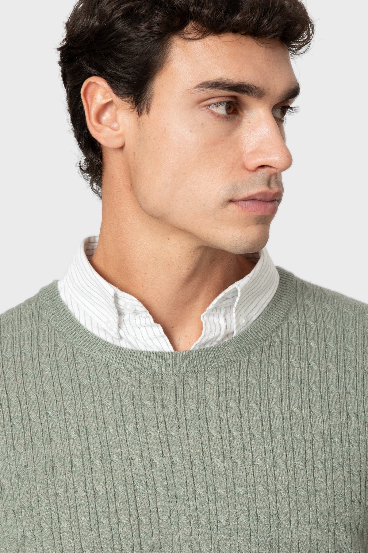 PULLOVER KNOTEN KRAGEN CAJA